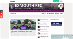 Desktop Screenshot of exmouthrugby.co.uk